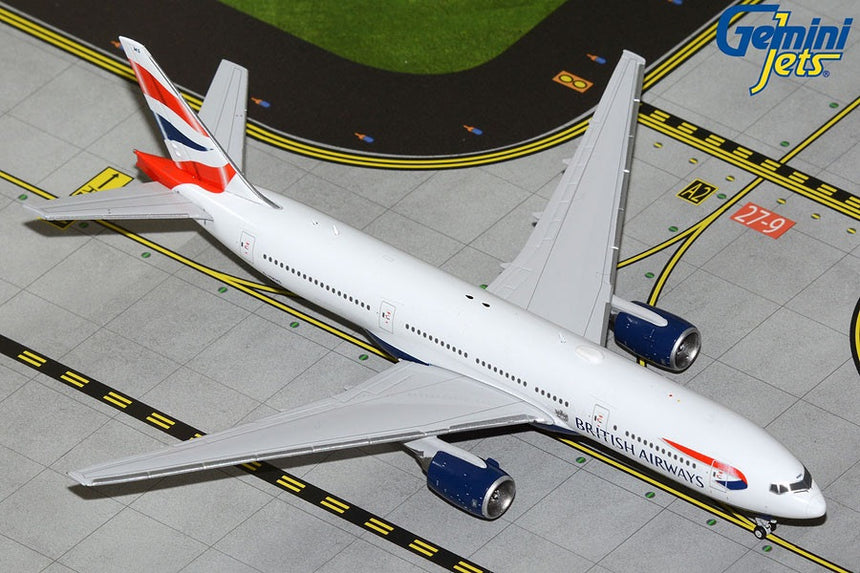 GeminiJets British Airways Boeing 777-200ER G-YMMS 1/400 Scale