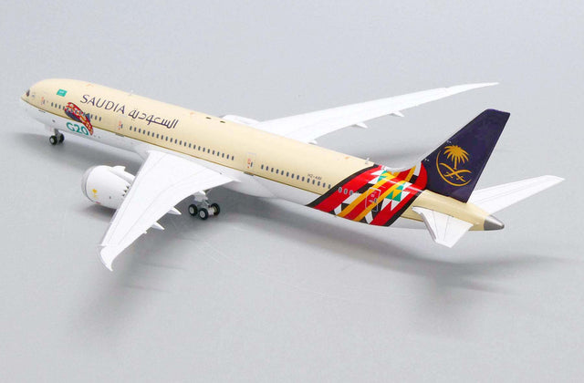 JC Wings Saudi Arabian Airlines Boeing 787-9 Dreamliner G20 Saudi Arabia 2020 HZ-ARF 1/400 Aircraft Scale Model