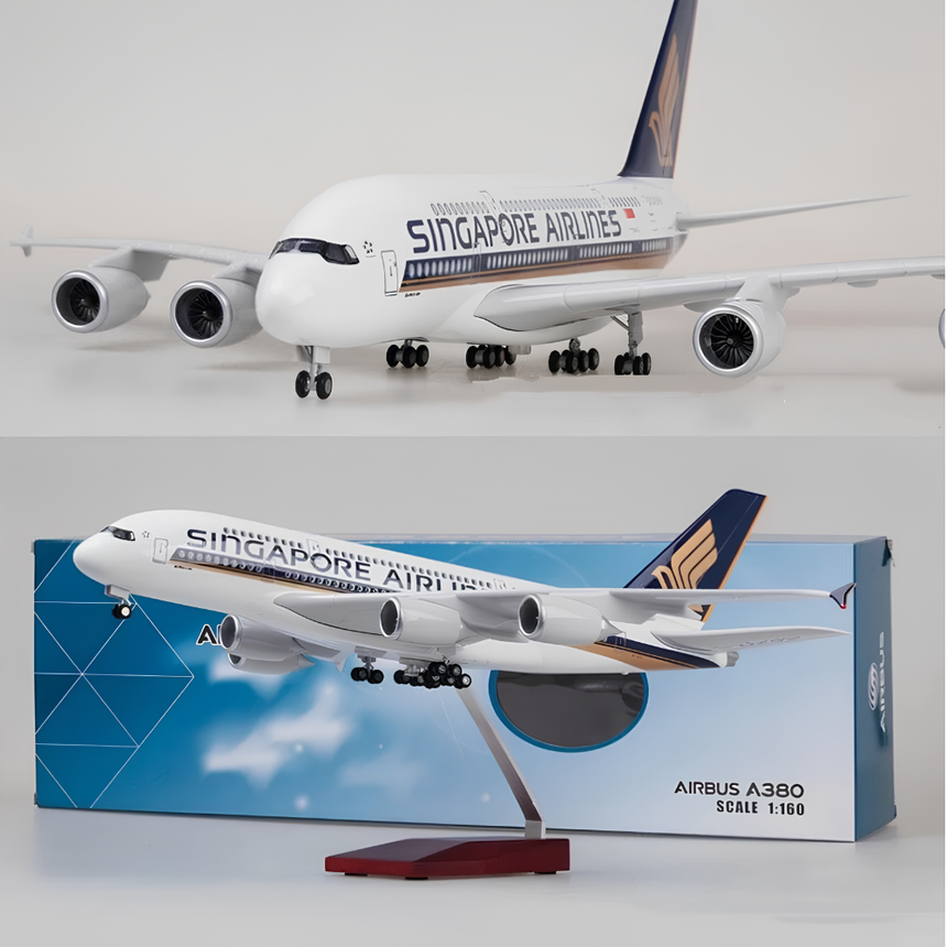 Singapore Airlines Airbus A380 XL 46cm Aircraft Model