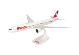 Herpa Snap-Fit Swiss International Air Lines Boeing 777-300ER 1/200 Aircraft Scale Model