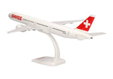 Herpa Snap-Fit Swiss International Air Lines Boeing 777-300ER 1/200 Aircraft Scale Model