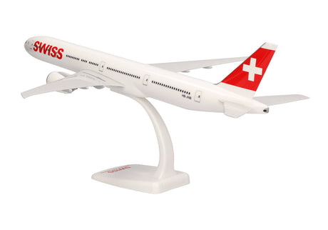 Herpa Snap-Fit Swiss International Air Lines Boeing 777-300ER 1/200 Aircraft Scale Model