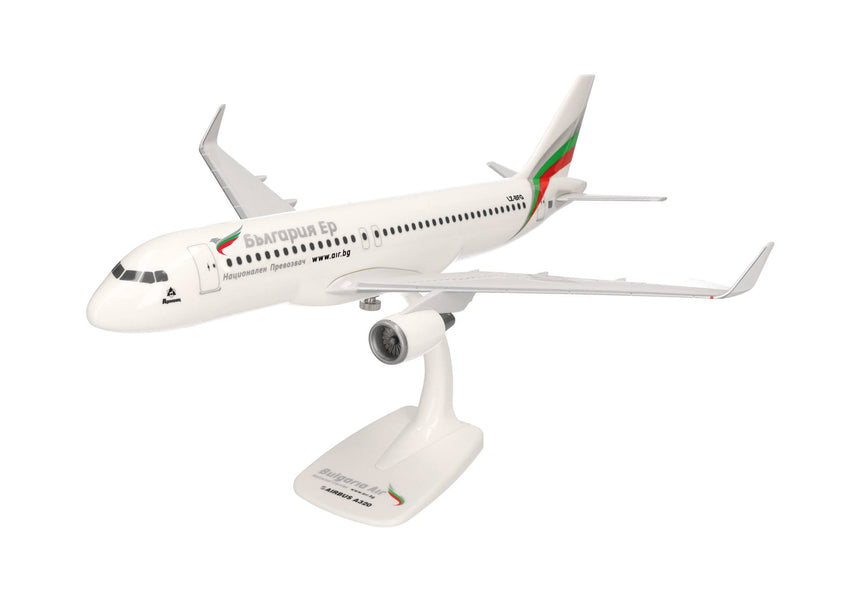 Herpa Snapfit Bulgaria Air Airbus A320 - LZ-FBG 1/100 Aircraft Scale Model