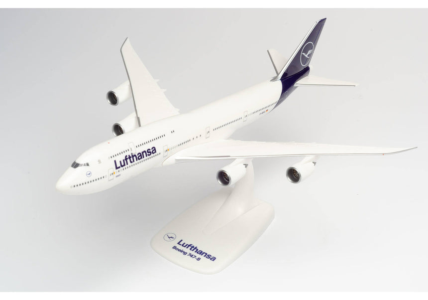 Herpa Lufthansa Boeing 747-8 Intercontinental - new 2018 colors 1/250 Aircraft Scale Model