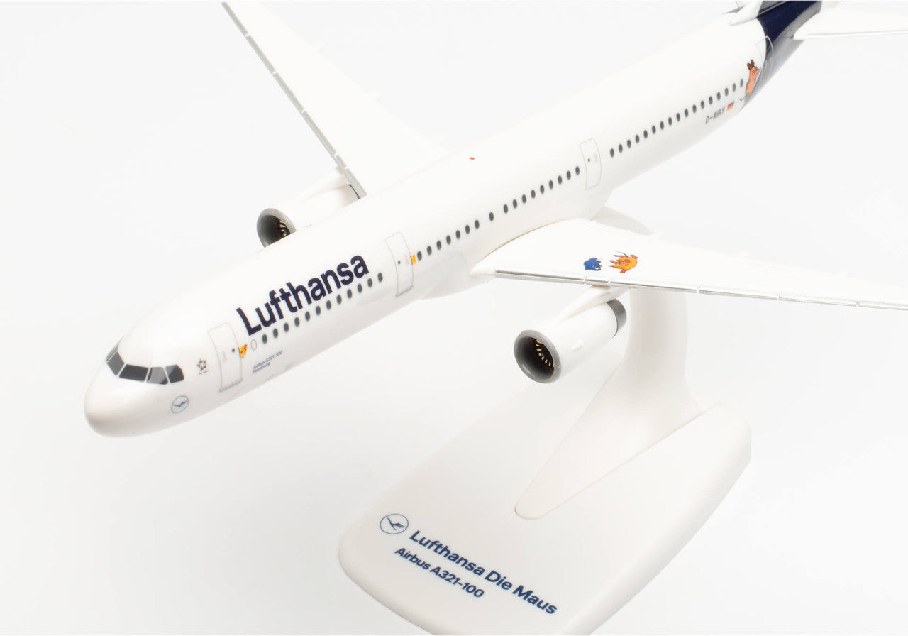 Herpa Lufthansa Airbus A321 "Die Maus" D-AIRY 1/200 Scale