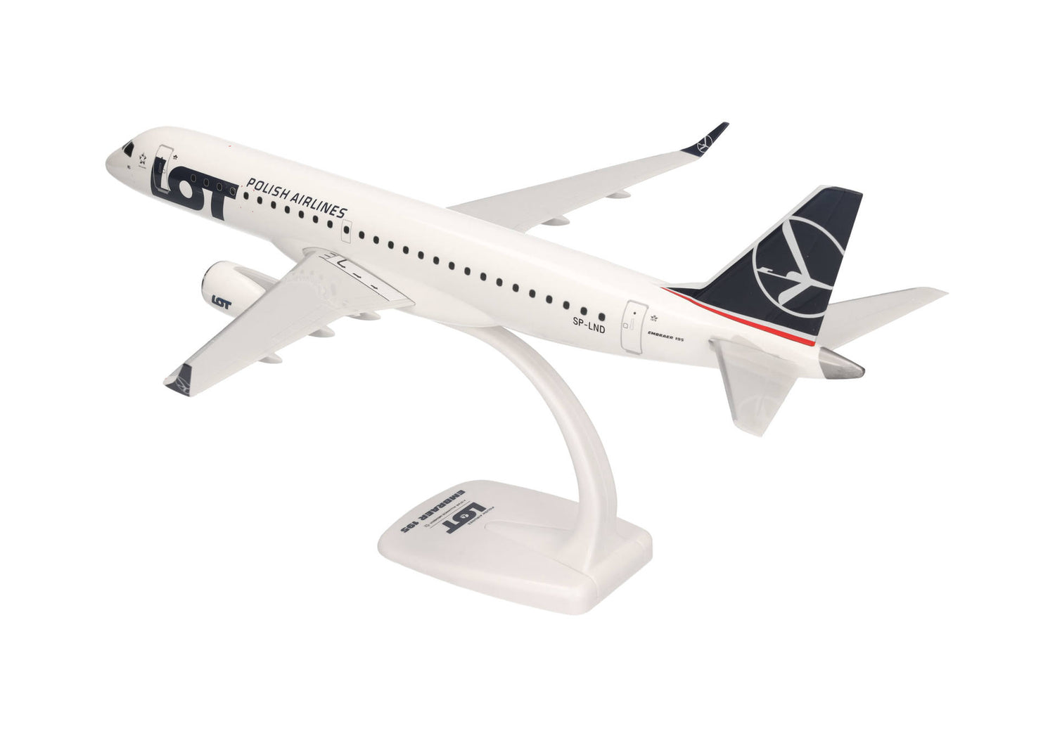 Herpa LOT Polish Airlines Embraer E195 - SP-LND 1/100 Scale