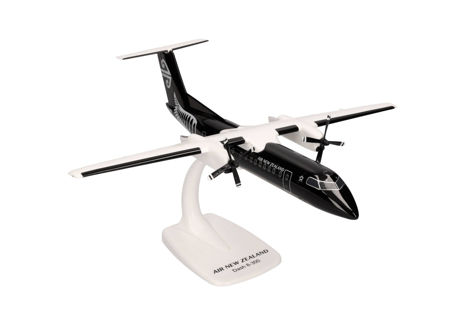 Herpa Air New Zealand DHC-8-300 - All black livery – ZK-NEM 1/100 Scale