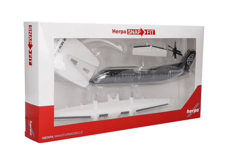 Herpa Air New Zealand DHC-8-300 - All black livery – ZK-NEM 1/100 Scale