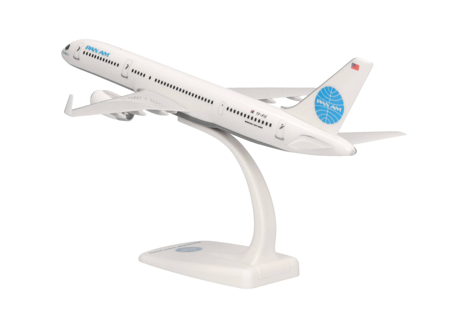 Herpa Snapfit Pan Am Boeing 757-200 "Tracing the Transatlantic" – TF-FIC 1/200 Scale