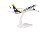 Herpa Snapfit Icelandair Boeing 737 Max 8 - yellow tail stripe 1/200 Aircraft Scale Model