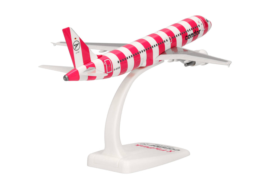 Herpa Snapfit Condor Airbus A320 "FlyPink Plane" - D-AICS 1/200 Aircraft Scale Model