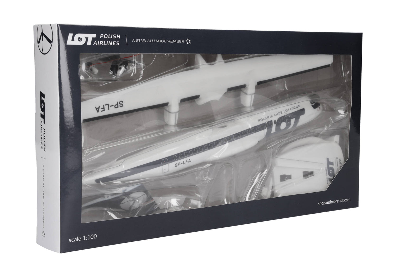 Herpa Snapfit LOT Polish Airlines ATR-72-200 - SP-LFA 1/200 Aircraft Scale Model