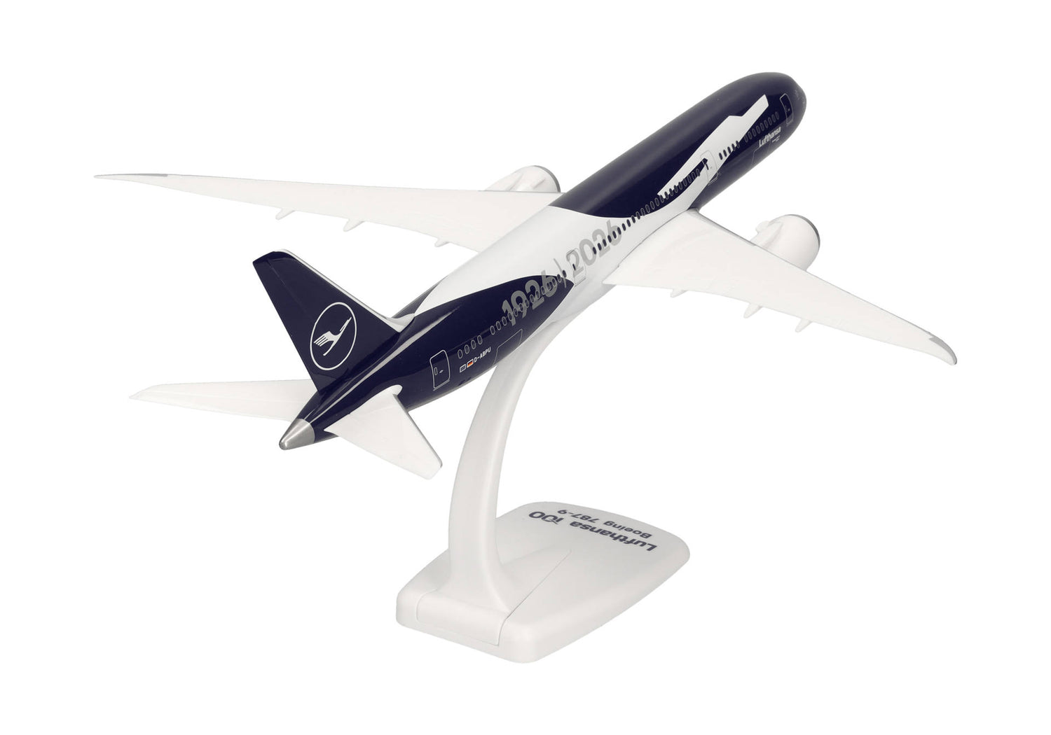 Herpa Snapfit Lufthansa Boeing 787-9 Dreamliner "100 Years" - D-ABPU "Berlin" 1/200 Aircraft Scale Model