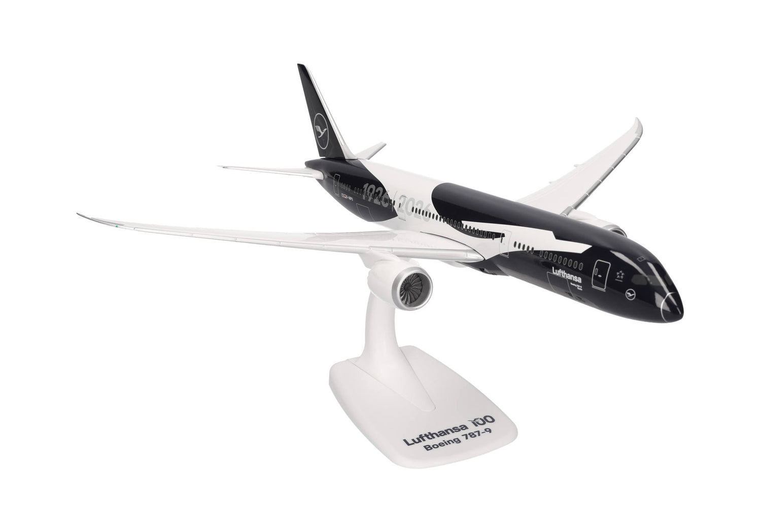 Herpa Snapfit Lufthansa Boeing 787-9 Dreamliner "100 Years" - D-ABPU "Berlin" 1/200 Aircraft Scale Model