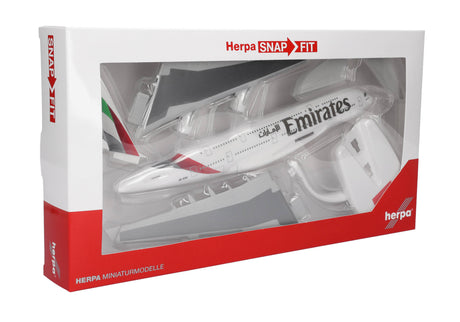 Herpa Snapfit Emirates Airbus A380 – A6-EOH 1/250 Aircraft Scale Model