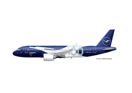 Herpa Snapfit Lufthansa Airbus A320neo "100 Jahre" – D-AING "Kerpen" 1/200 Aircraft Scale Model