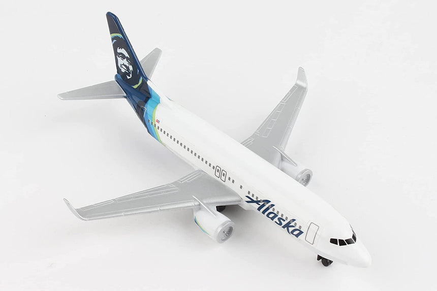 Alaska Airlines Airplane Model Toy 