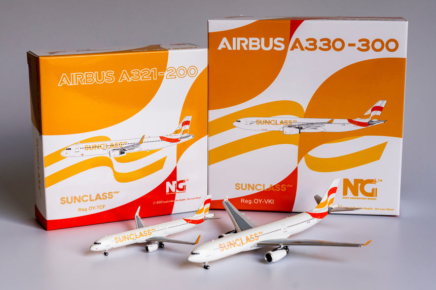 NG Models Sunclass Airlines A330-300 OY-VKI 1/400 Scale