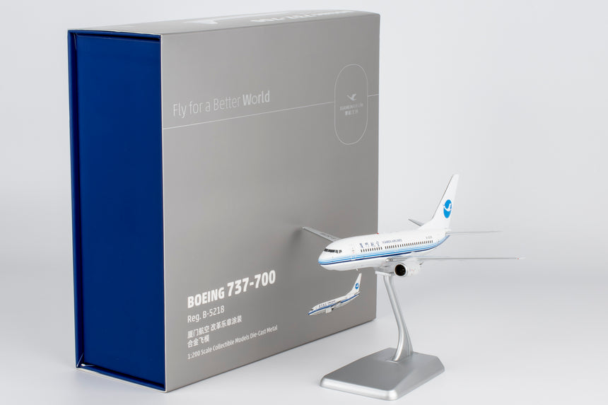 NG Models Xiamen Airlines old colors 第一代改革乐章 Boeing 737-700 B-5218 1/200 Scale