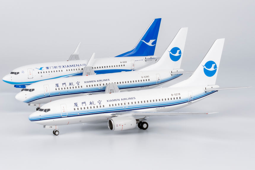 NG Models Xiamen Airlines old colors 第一代改革乐章 Boeing 737-700 B-5218 1/200 Scale