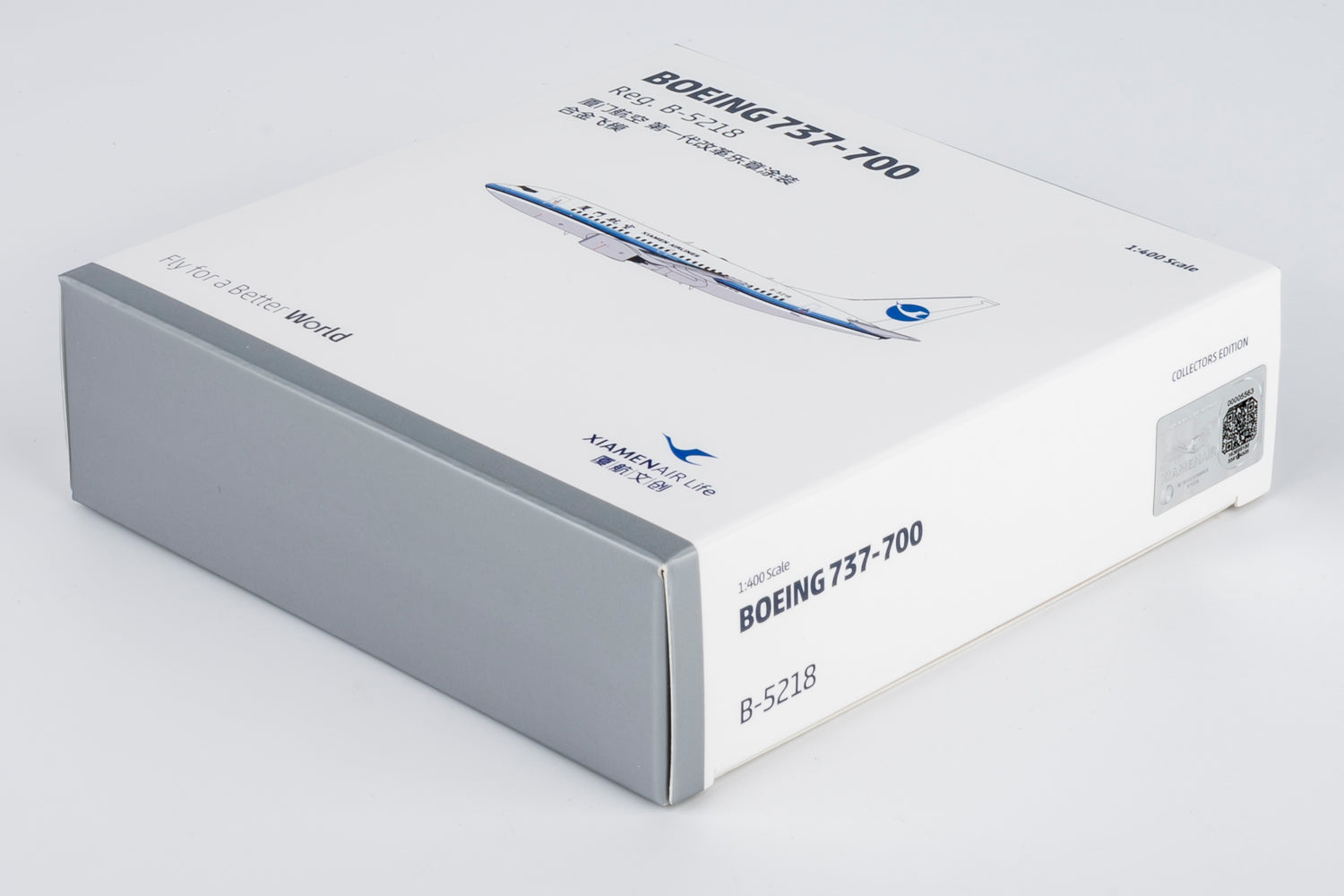 NG Models Xiamen Airlines (classics colors) Boeing 737-700 B-5218 1/400 Aircraft Scale Model