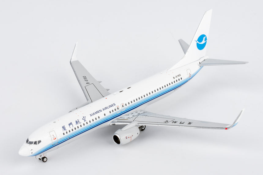 NG Models Xiamen Airlines revised old colors Boeing 737-800/w B-5160 1/400 Aircraft Scale Model