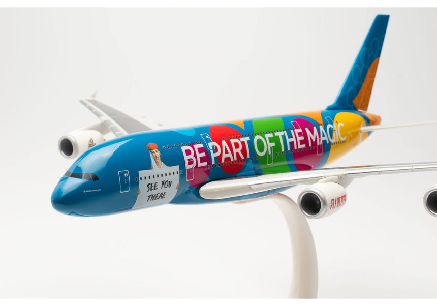 Herpa Emirates Airbus A380 “Destination Dubai / Magic” – A6-EOT 1/250 Aircraft Scale Model
