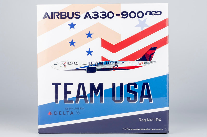 NG Model Delta Air Lines Airbus A330-900 N411DX Team USA cs #1 (ULTIMATE COLLECTION) 1/400 68001