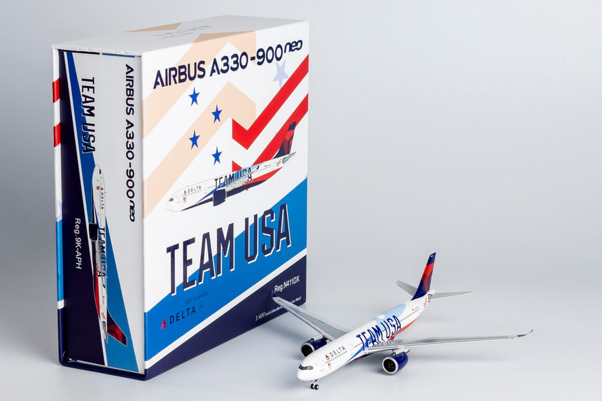 NG Model Delta Air Lines Airbus A330-900 N411DX Team USA cs #1 (ULTIMATE COLLECTION) 1/400 68001