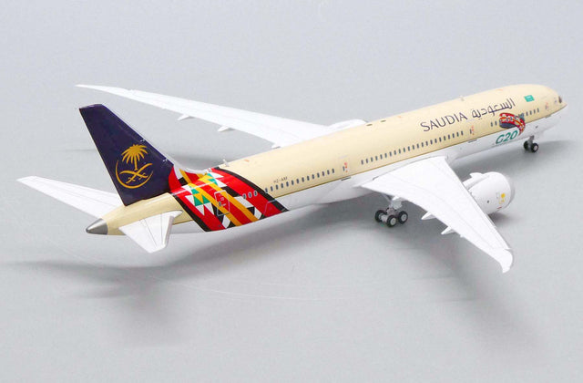 JC Wings Saudi Arabian Airlines Boeing 787-9 Dreamliner G20 Saudi Arabia 2020 HZ-ARF 1/400 Aircraft Scale Model