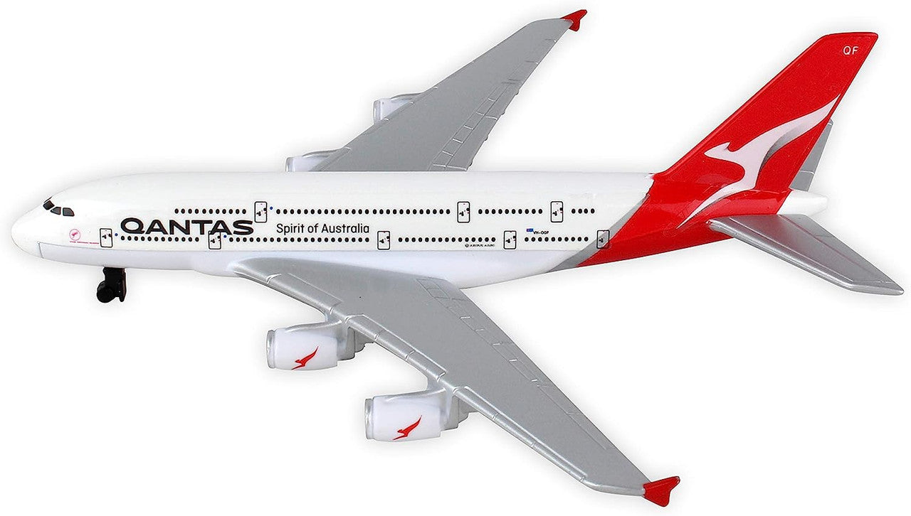 Qantas Airbus A380 Airplane Model Toy