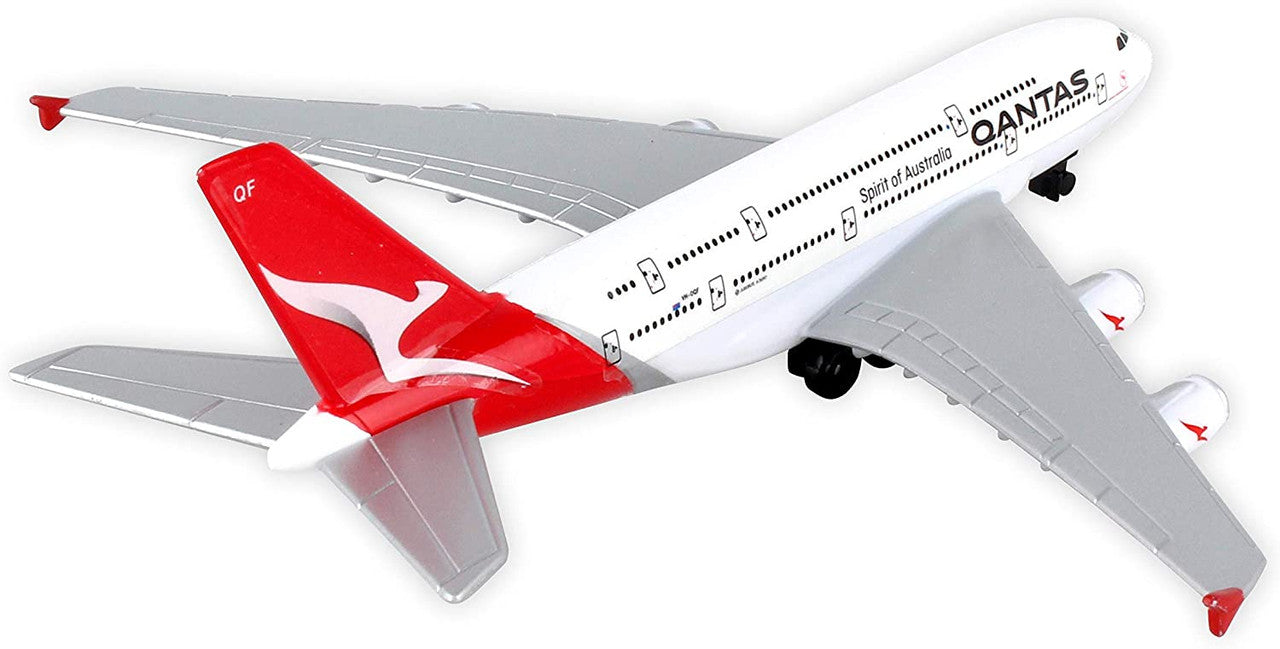 Qantas Airbus A380 Airplane Model Toy