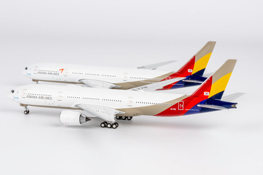 NG Models Asiana Airlines Boeing 777-200ER HL7791 (revised titles) 1/400 Scale