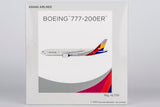 NG Models Asiana Airlines Boeing 777-200ER HL7791 (revised titles) 1/400 Scale