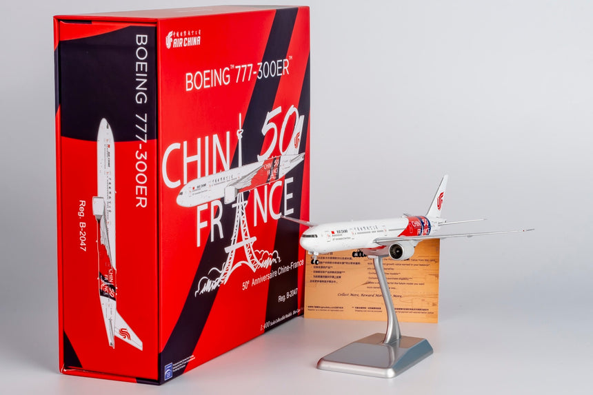 NG Models Air China "50 Years of China & France Diplomatic Relations (ULTIMATE)" Boeing 777-300ER B-2047 1/400 Scale