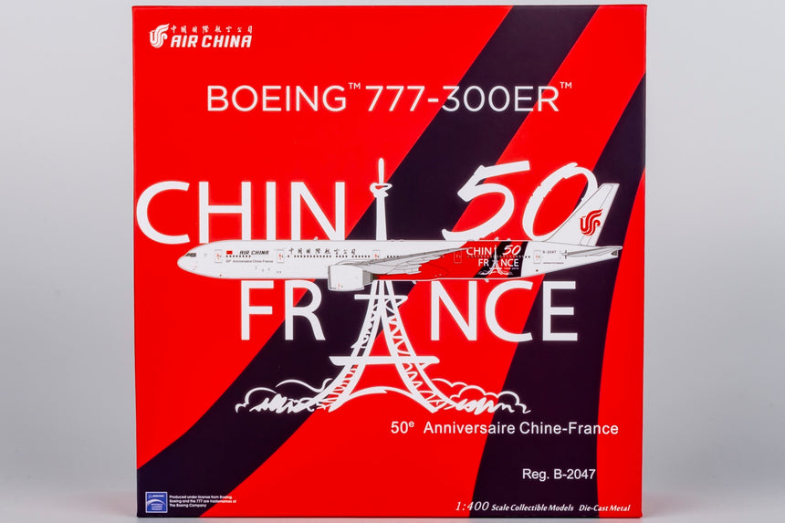 NG Models Air China "50 Years of China & France Diplomatic Relations (ULTIMATE)" Boeing 777-300ER B-2047 1/400 Scale