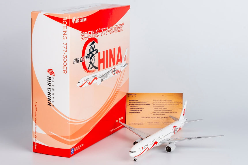 NG Models Air China "Love China" Boeing 777-300ER B-2006 1/400 Aircraft Scale Model