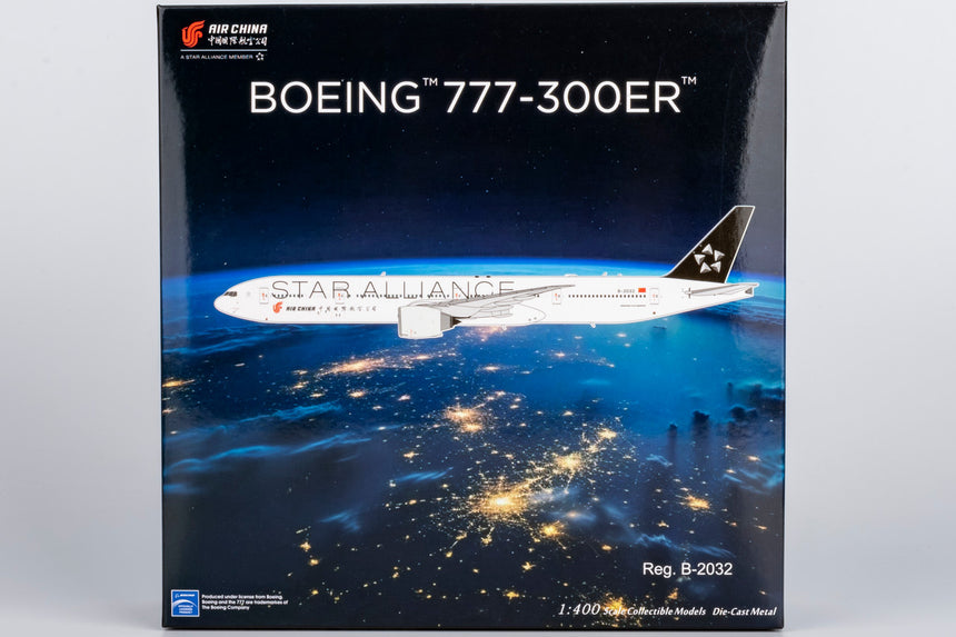 NG Models Air China Star Alliance (Standard) Boeing 777-300ER B-2032 1/400 Scale