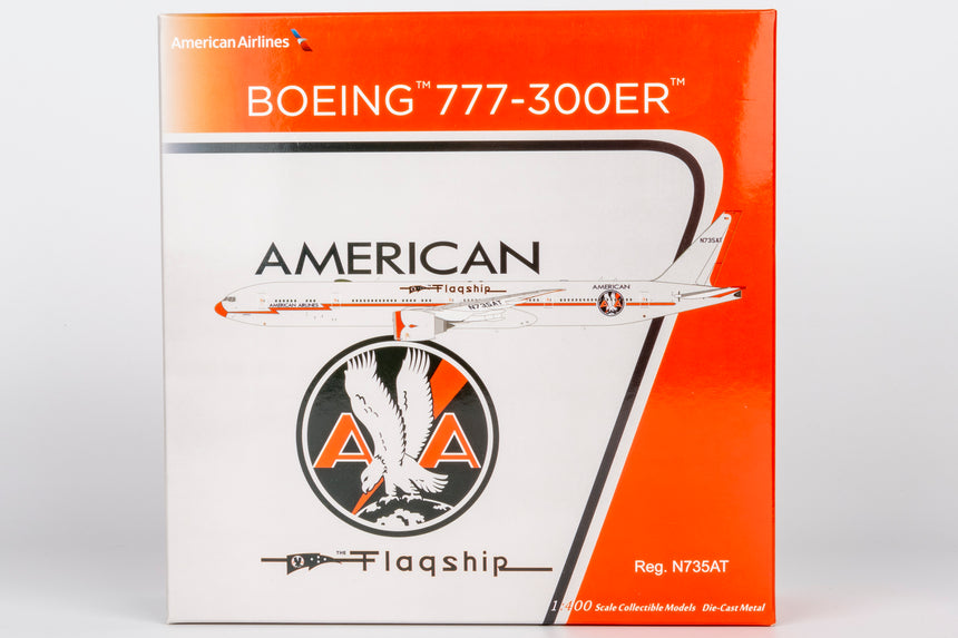 NG Models American Airlines (Flagship DFW livery) Boeing 777-300ER N735AT 1/400 Aircraft Scale Model