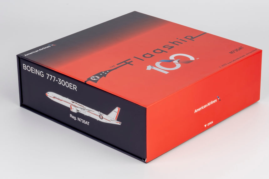 NG Models American Airlines (Flagship DFW livery) Boeing 777-300ER N735AT (Ultimate) 1/400 Aircraft Scale Model