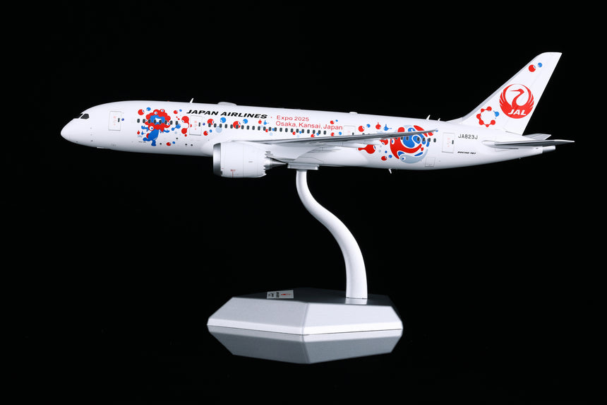 SQ Wings JAL "Expo 2025 Osaka" Boeing B787-8 JA823J 1/200 Aircraft Scale Model