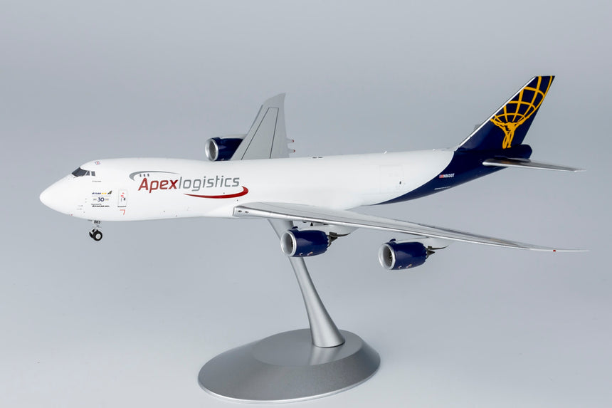 NG Models Atlas Air Boeing 747-8F N863GT Apex Logistics titles (ULTIMATE COLLECTION) 1/400 78015
