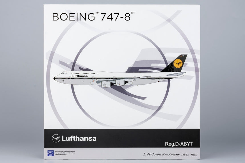 NG Models Lufthansa Boeing 747-8-D-ABYT retro colors (ULTIMATE COLLECTION) 1/400 Scale