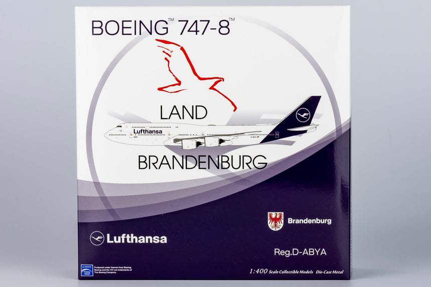 NG Models Lufthansa Boeing 747-8 D-ABYA n/c 1/400 Scale