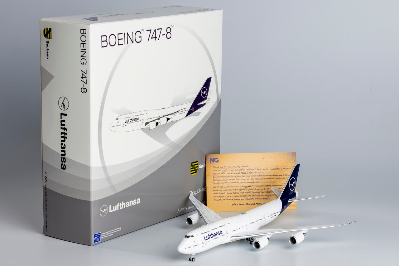 航空機・ヘリコプター 1/400 Lufthansa 747-8i D-ABYC NG Models Lufthansa Boeing 747-8 D-ABYC n/c 1/400 78028 - Model