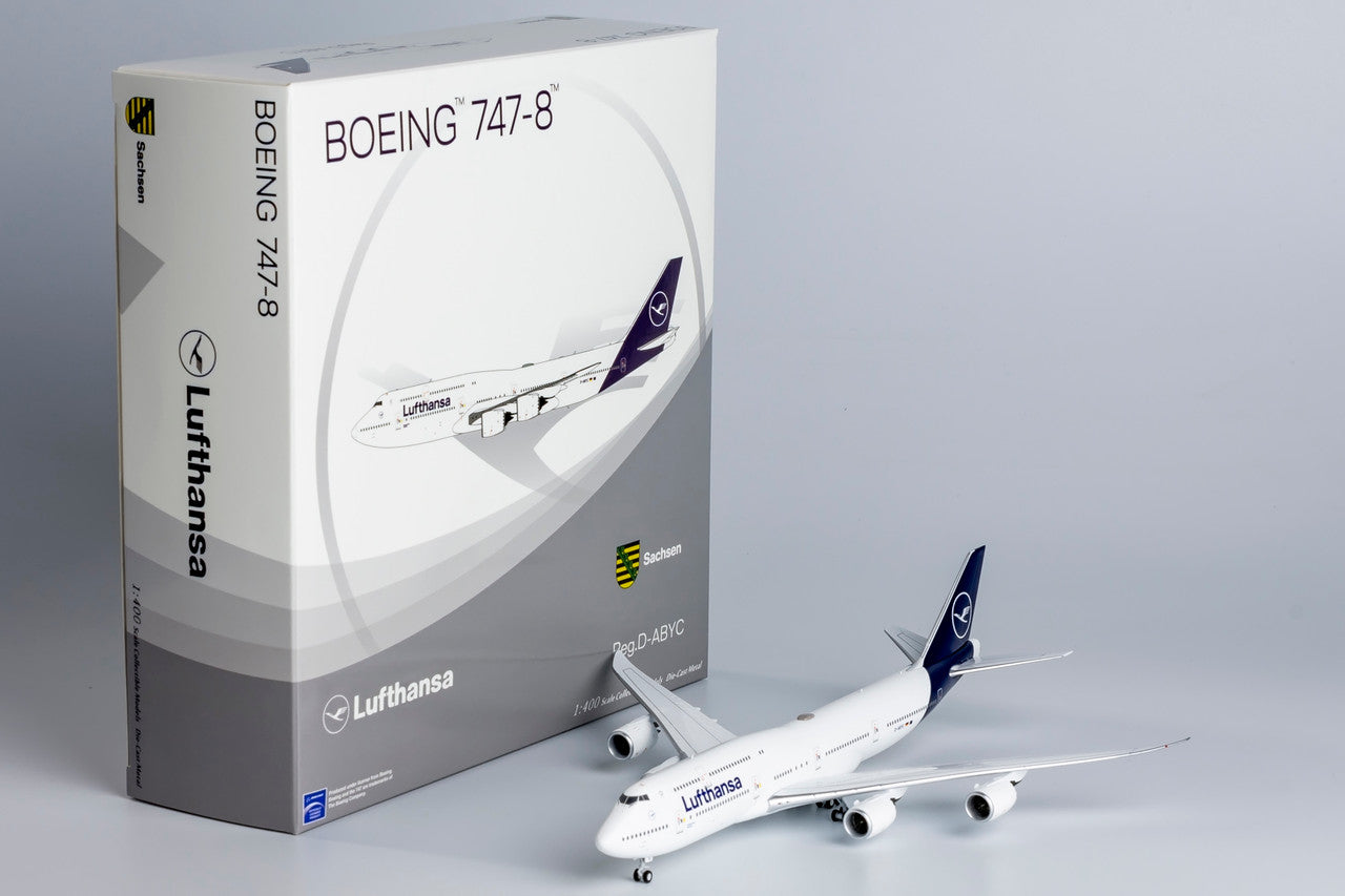 NG Models Lufthansa Boeing 747-8 D-ABYC n/c 1/400 78028 - Model