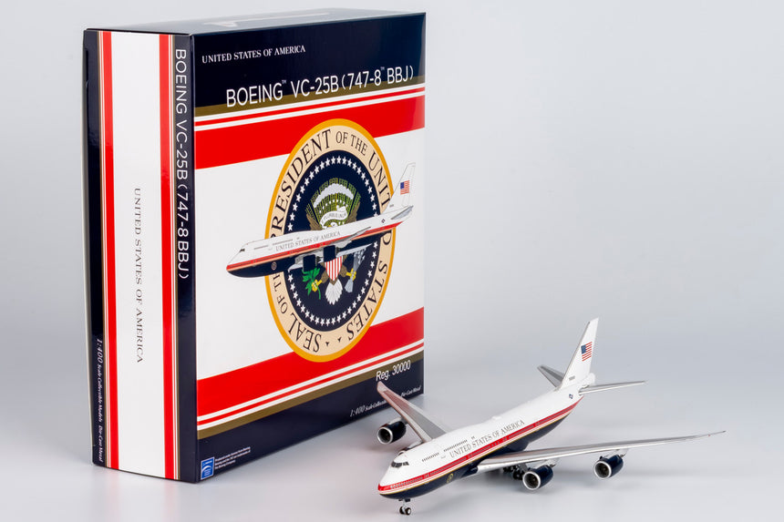 NG Models United States - US Air Force (USAF) (New Version) VC-25B Boeing (747-8) 30000 1/400 Scale