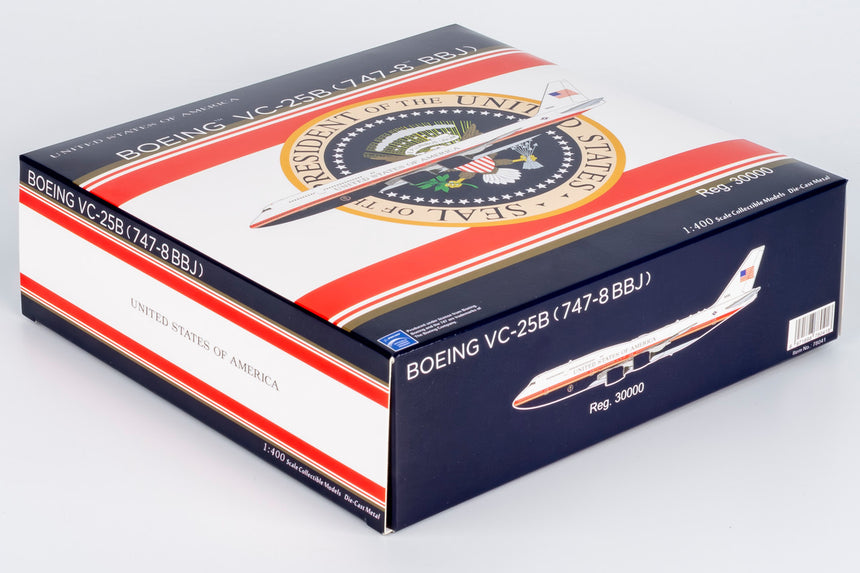 NG Models United States - US Air Force (USAF) (New Version) VC-25B Boeing (747-8) 30000 1/400 Scale