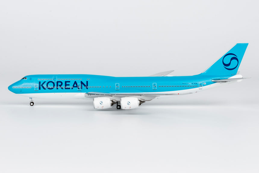 NG Models Korean Air (2025's livery) Boeing 747-8 HL7638 1/400 Aircraft Scale Model
