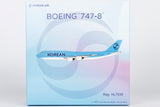 NG Models Korean Air (2025's livery) Boeing 747-8 HL7638 1/400 Aircraft Scale Model